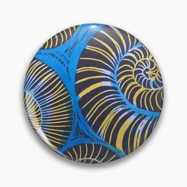 Item preview, Blue ammonites designed and sold by Jane Dignum.