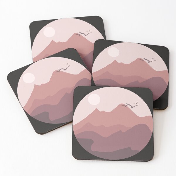Item preview, 2D Pastel Mountains designed and sold by anabear-art.