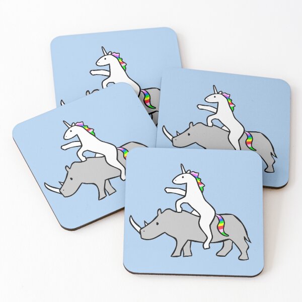 Item preview, Unicorn Riding Rhino designed and sold by jezkemp.