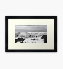 The Pier, Westward Ho! Framed Print