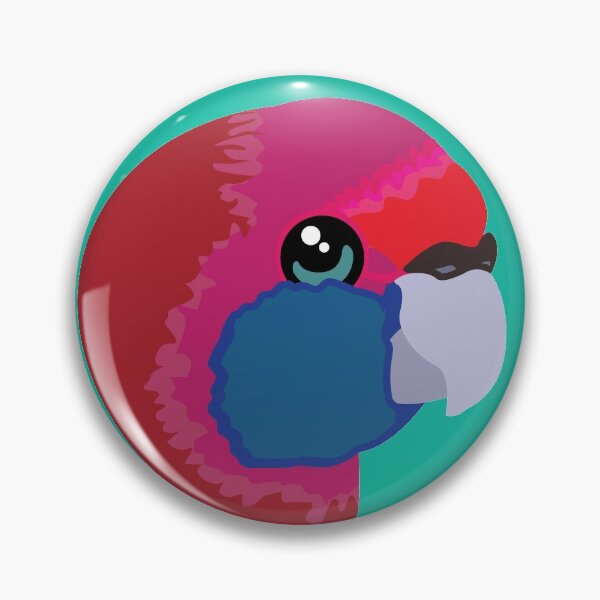 Item preview, Cute Crimson Rosella (Head Print) designed and sold by Thoughtscrawl.