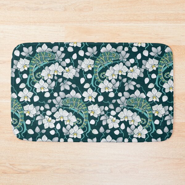 Item preview, chameleons and orchids  designed and sold by Elenanaylor.