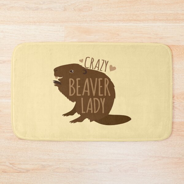 Item preview, Crazy Beaver Lady designed and sold by jazzydevil.