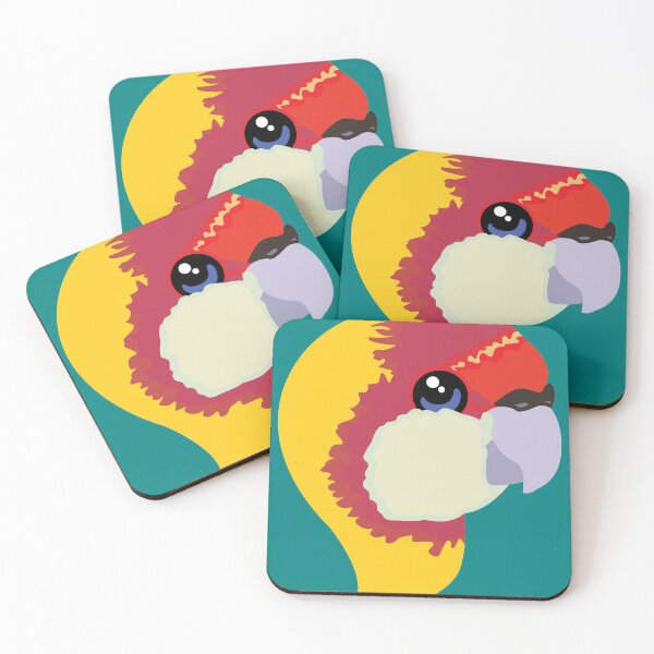 Item preview, Cute Yellow Rosella (Head Print) designed and sold by Thoughtscrawl.