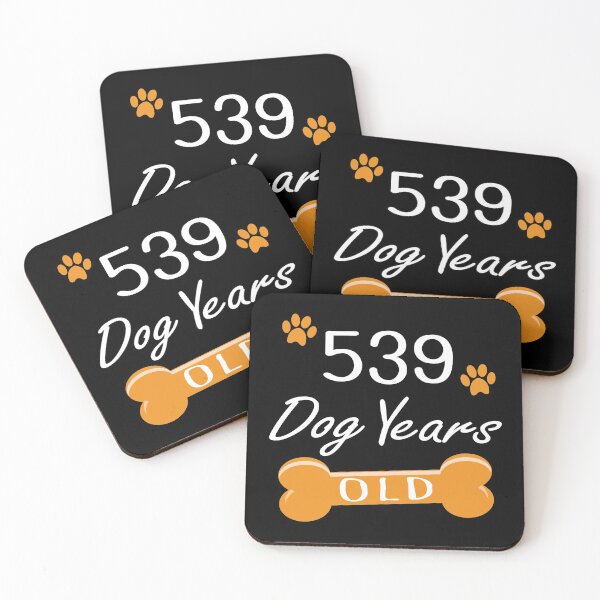 Item preview, 539 Dog Years Old Funny 77th Birthday Puppy Lover product designed and sold by Grabitees.