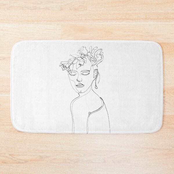 Item preview, One line girl portrait designed and sold by artsome-design.