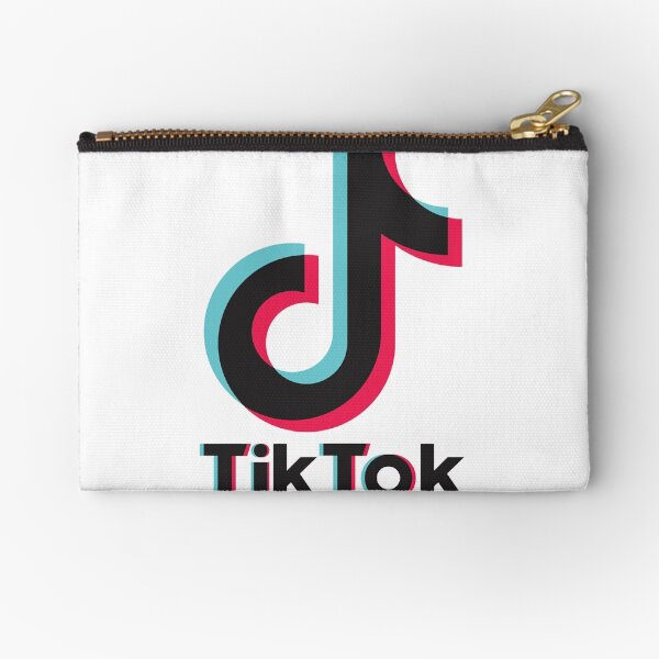 trending tik tok logo Zipper Pouch