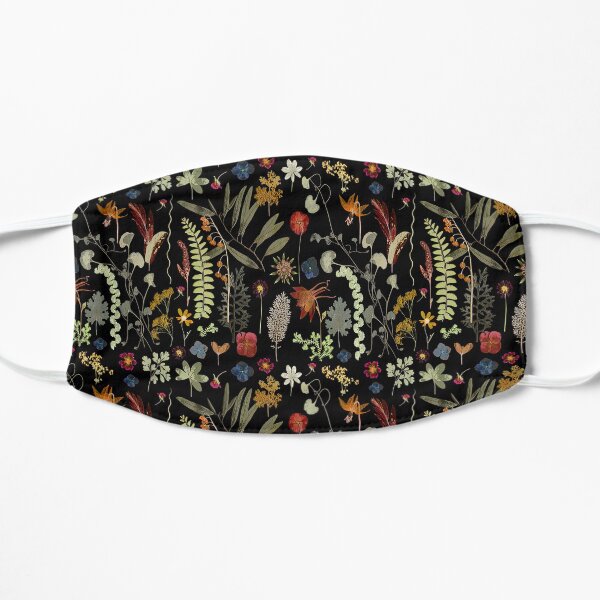 Botanical Dark Floral Mask