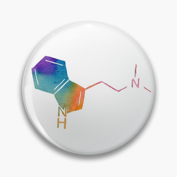 Item preview, Watercolor DMT Molecule III designed and sold by Dani Reber.