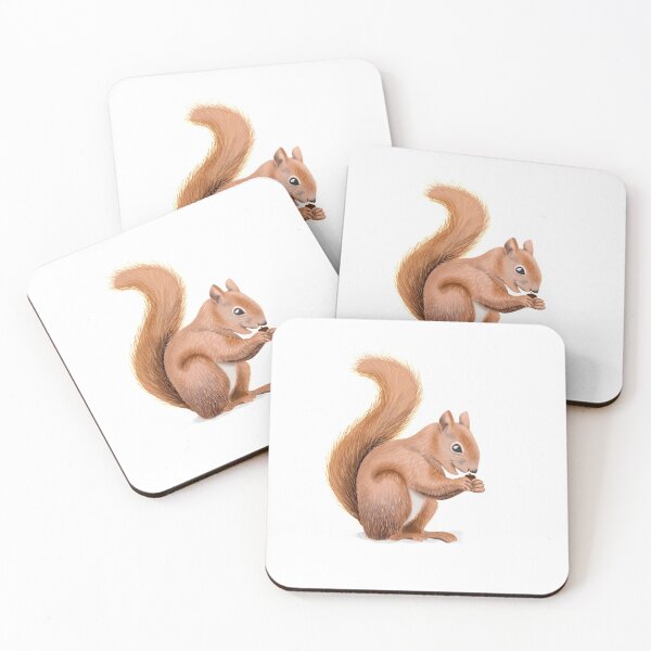 Item preview, Squirrel eating chestnut  designed and sold by DesignTreasure.