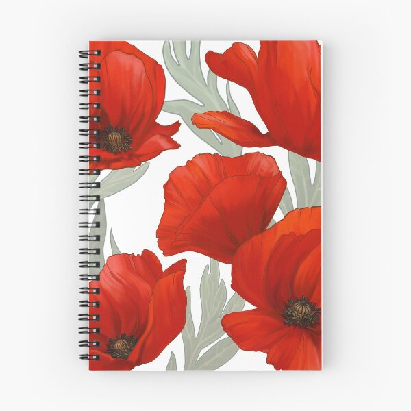 Item preview, S/S 2015 Flowers - Poppies. designed and sold by Iker Paz Studio.