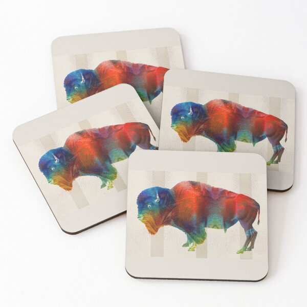 Item preview, Buffalo Animal Print - Wild Bill - By Sharon Cummings designed and sold by Sharon Cummings Art.