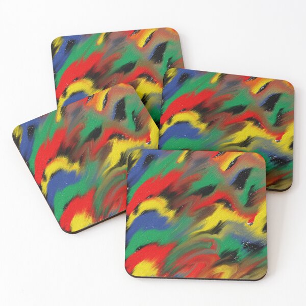 Item preview, Primaries on black designed and sold by damelibellule.