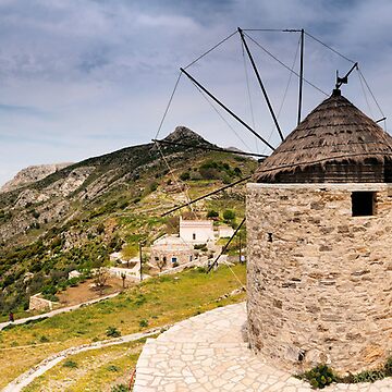 Artwork thumbnail, Windmill Viewpoint, Náxos by Simon Bowen