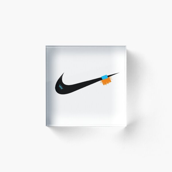 Off-white logo Acrylic Block