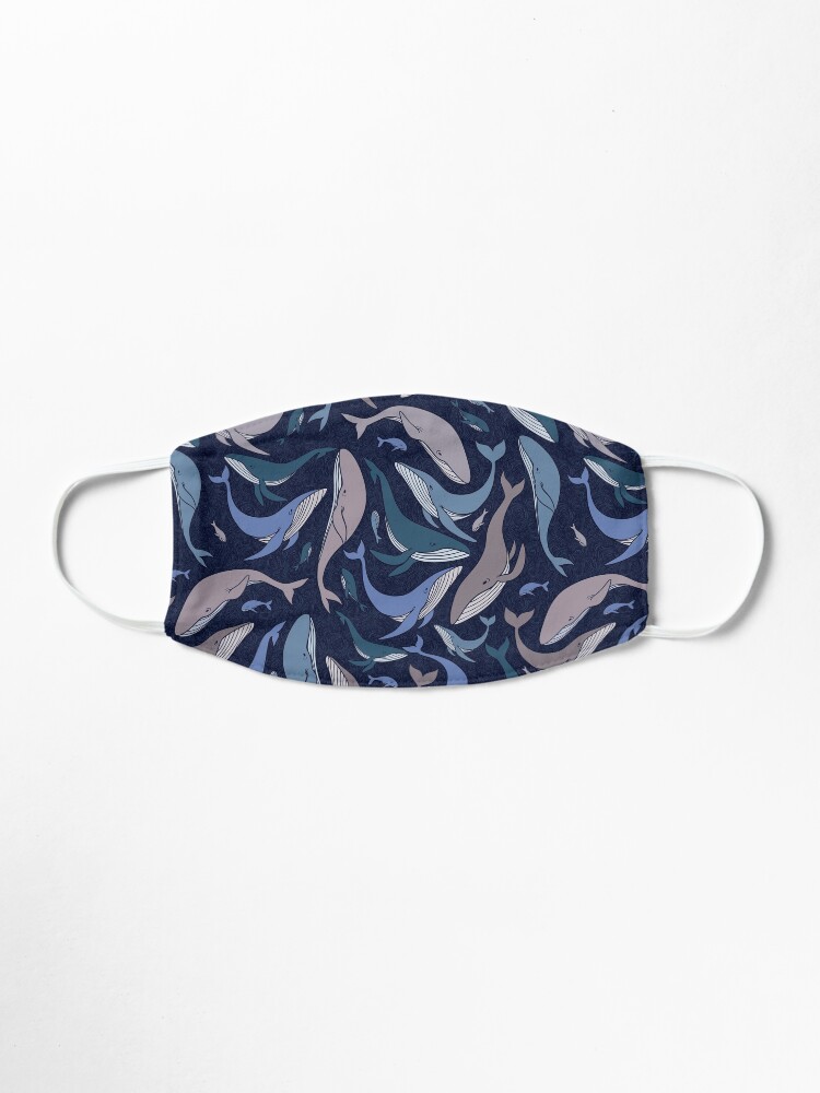 Alternate view of School of whales Mask