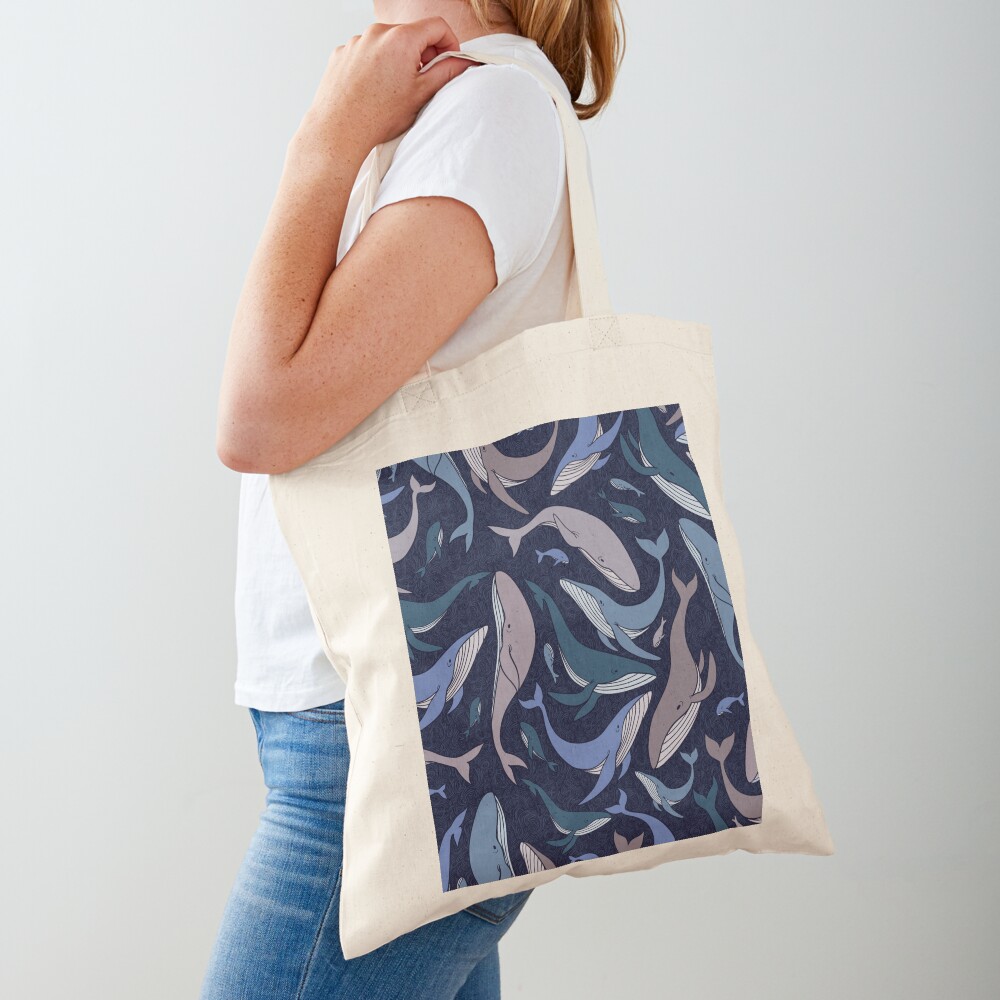 School of whales Tote Bag