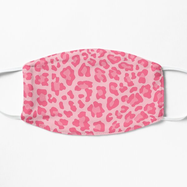 Pink Leopard Animal Print Mask Mask