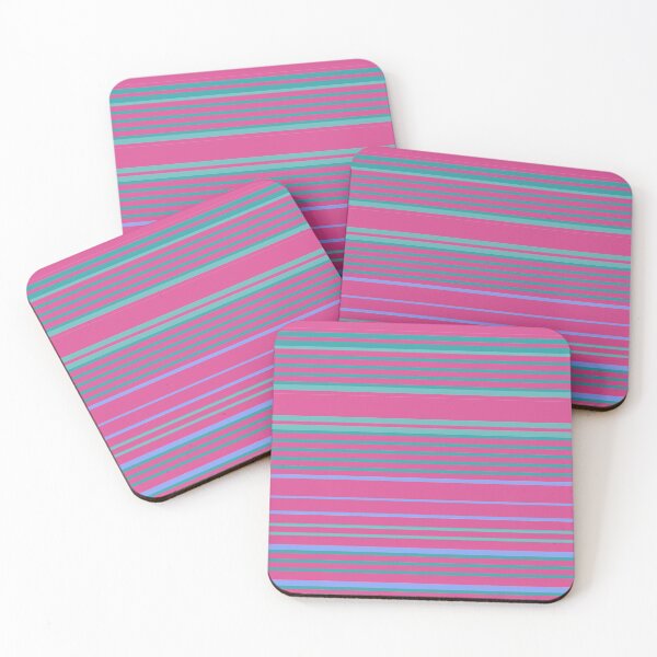 Item preview, Stripe Mint Red Blue designed and sold by PageDesigns.