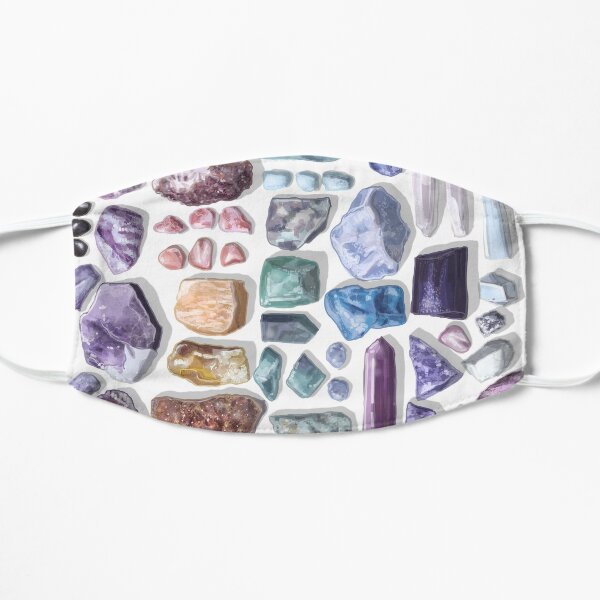 I Like Crystals Flat Mask