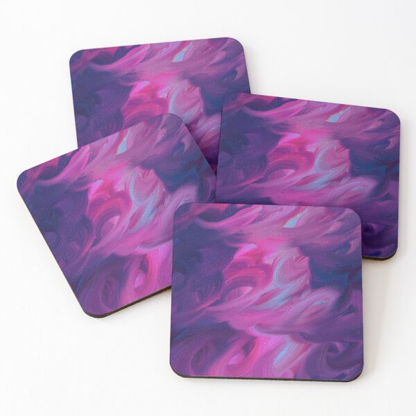Item preview, Pink bubbling up through purple waters designed and sold by damelibellule.