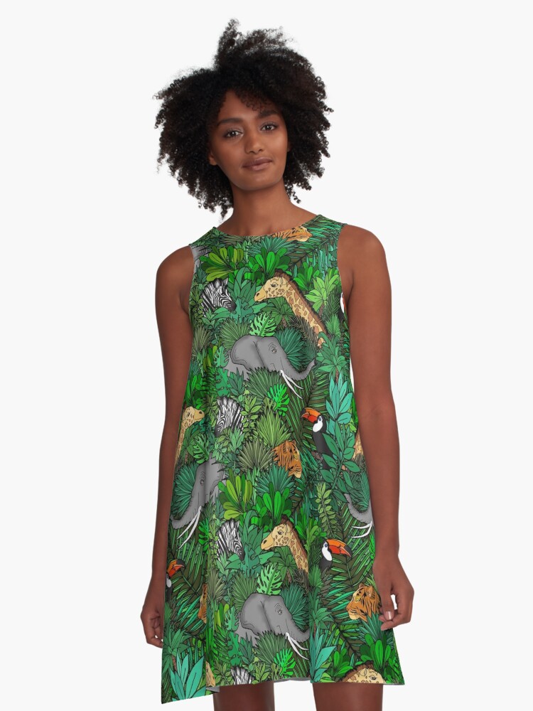 Safari discount green dress