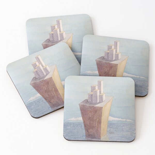 Item preview, Citysle | Quarantine Watercolours designed and sold by BelluCuluri.