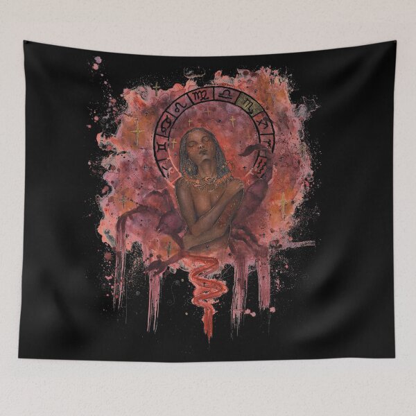 Item preview,  Scorpio zodiac sign ( black design) designed and sold by KeraBrownArt.