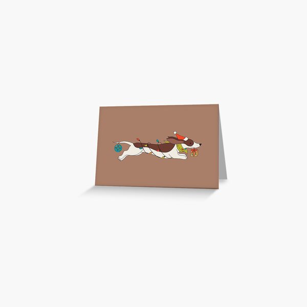 Christmas Dachshund Greeting Card