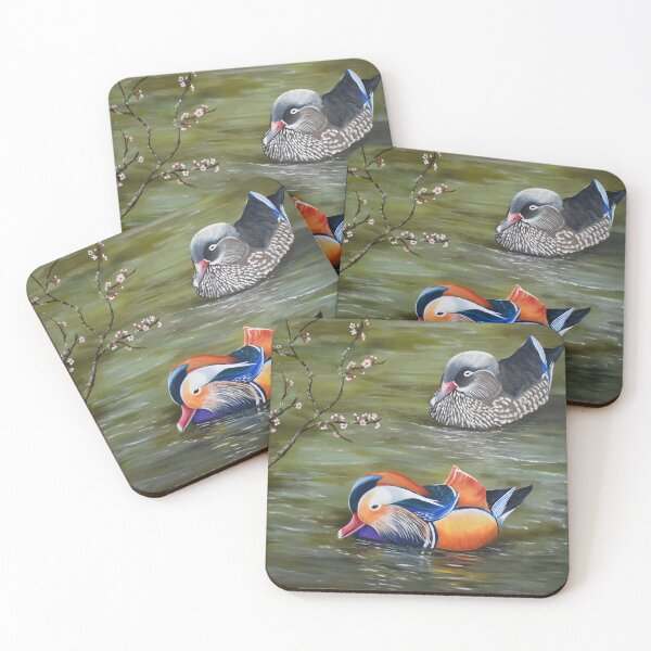 Item preview, Mandarin Ducks designed and sold by Lesley Wilson.