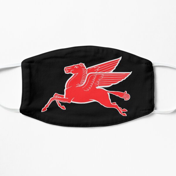 Red Pegasus facing left Mask