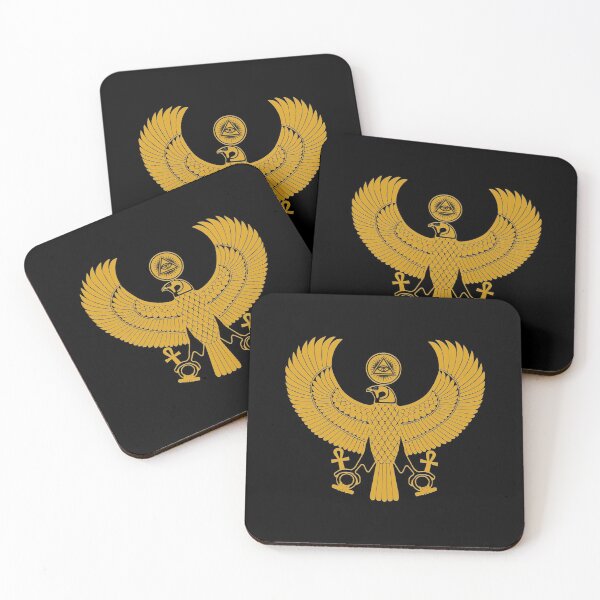 Item preview, Gold Phoenix Bird & All Seeing Eye Ancient Symbol  designed and sold by WhitesDesigns.