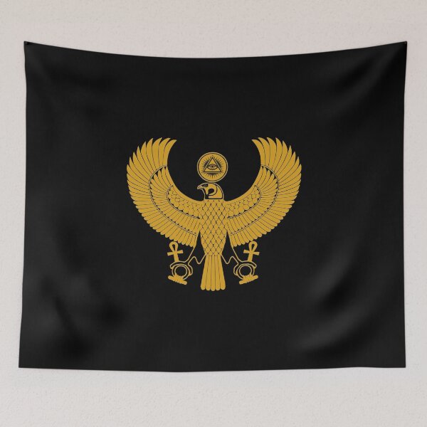 Item preview, Gold Phoenix Bird & All Seeing Eye Ancient Symbol  designed and sold by WhitesDesigns.