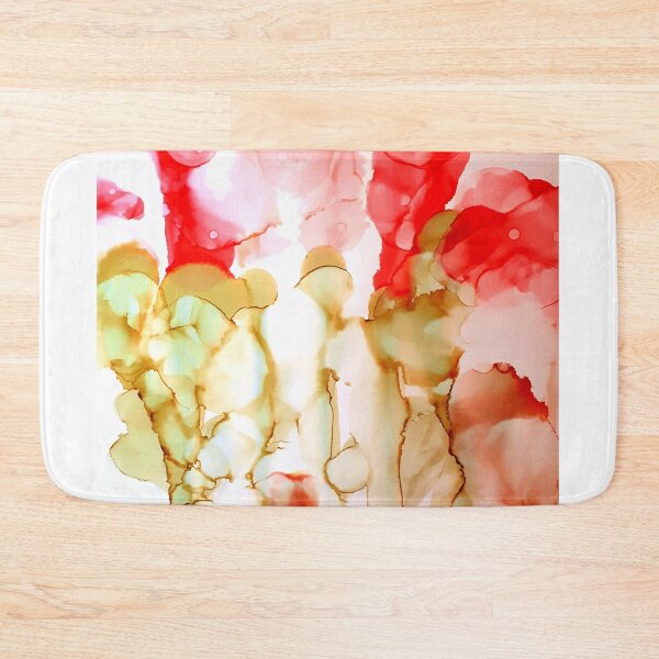Item preview, Fluid ink Abstract art Flowering Cactus, Alcohol ink designed and sold by lornshep.