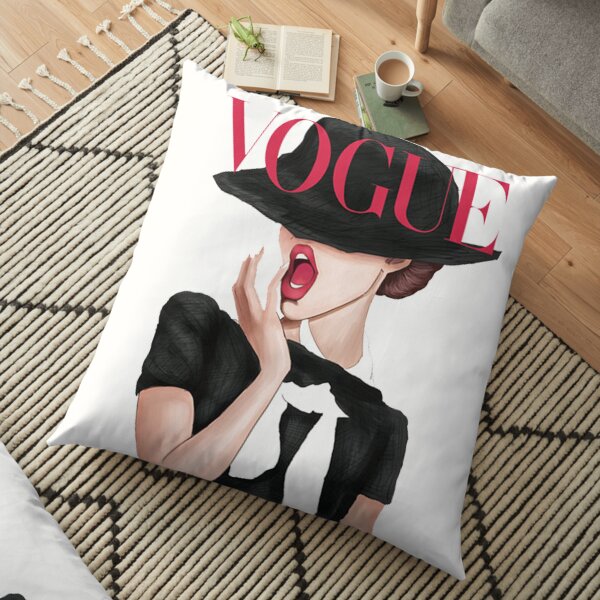 BEAUTY IN VOGUE Floor Pillow