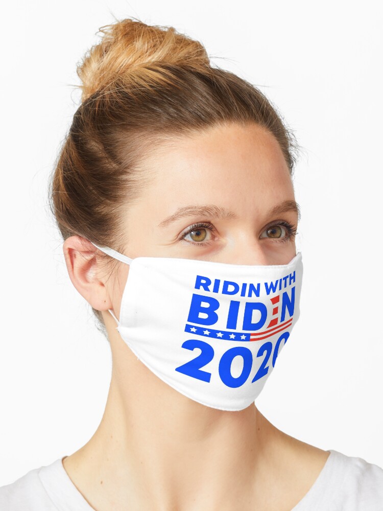 Ridin With Joe Biden 2020 Mask By Bilinyam Redbubble