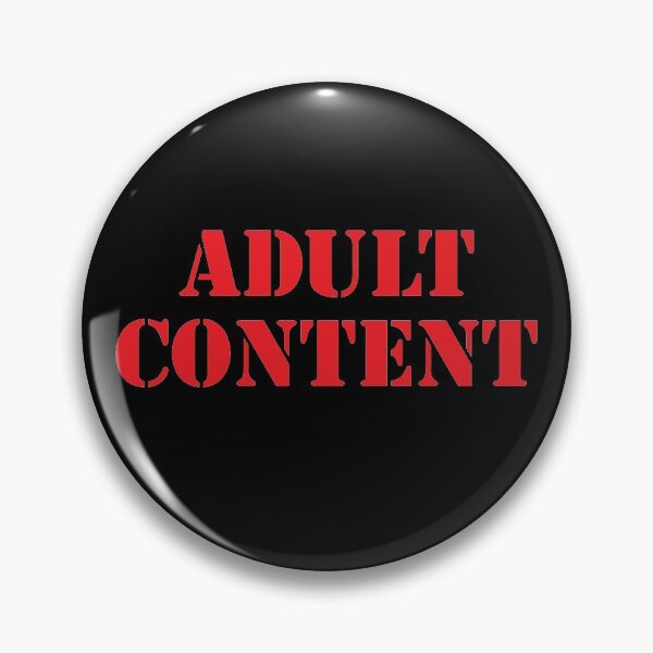 Item preview, Red Adult Content Stamp Humor  designed and sold by blueveins.