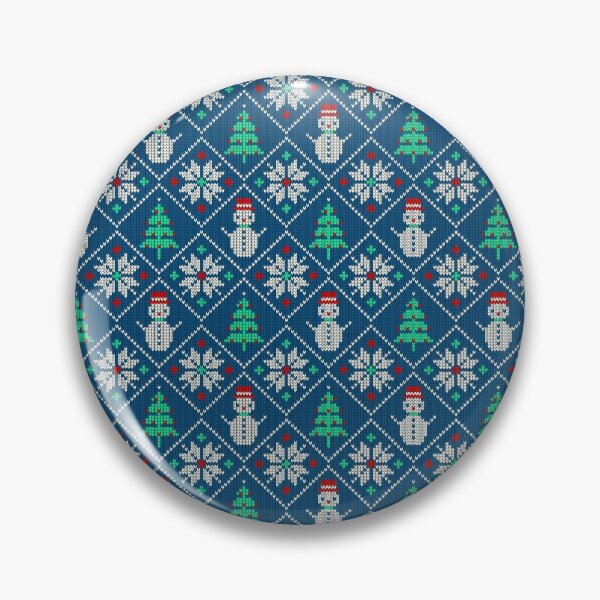 Item preview, Ugly Christmas Snowmen Pattern designed and sold by Rainbows Galore.