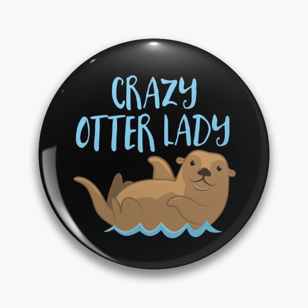 Item preview, Crazy OTTER lady (new swimming) designed and sold by jazzydevil.