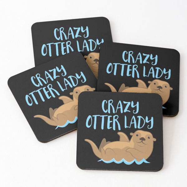 Item preview, Crazy OTTER lady (new swimming) designed and sold by jazzydevil.