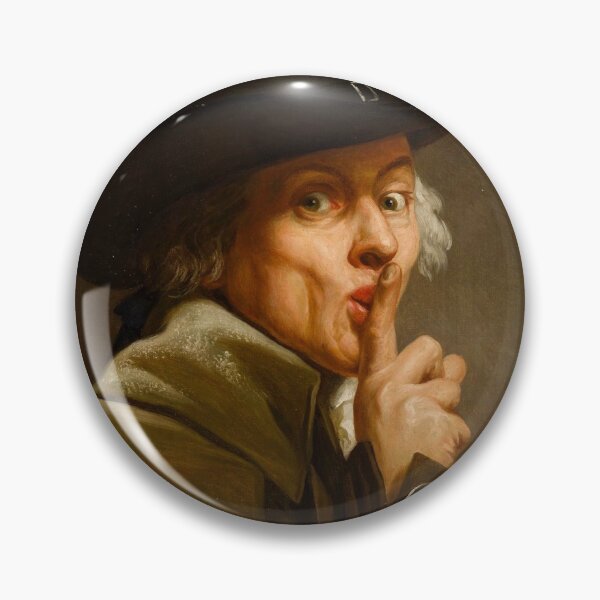 Item preview, Joseph Ducreux - Self-Portrait, Le Silence designed and sold by ArtExpression.