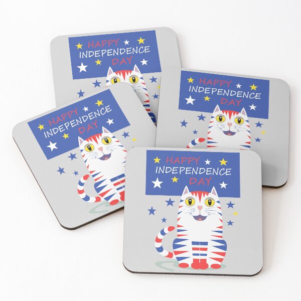 Item preview, STARS AND STRIPES CAT designed and sold by Jean Gregory Evans.