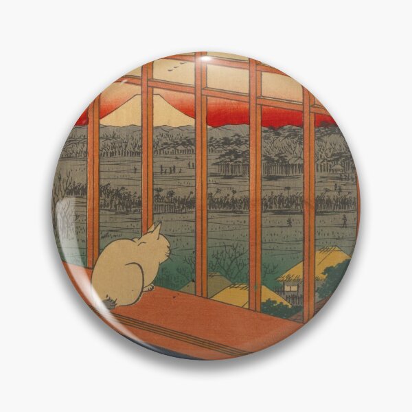 Item preview, Asakusa Ricefields - Hiroshige Ando - 1857 designed and sold by CrankyOldDude.