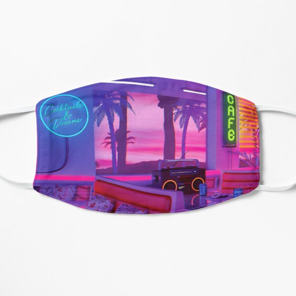 Cocktails And Dreams Flat Mask