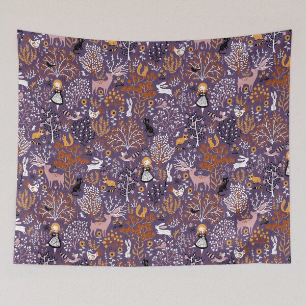 Item preview, Country dreams in purple designed and sold by Gaia Marfurt.