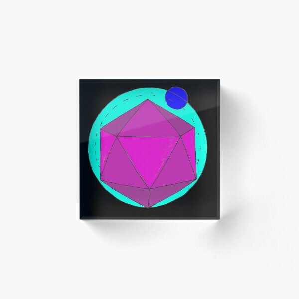 RPG Circles  Acrylic Block