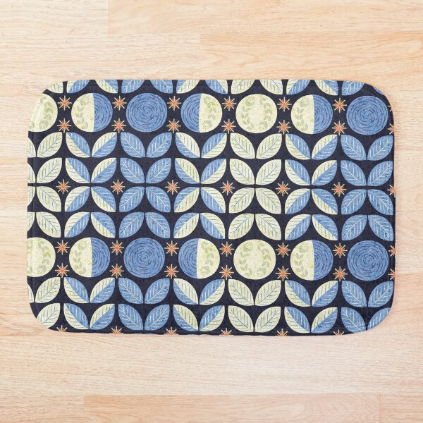 Moon Phases Bath Mat