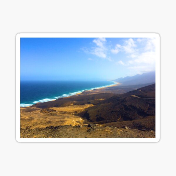 Fuerteventura beautiful Cofete Beach Sticker