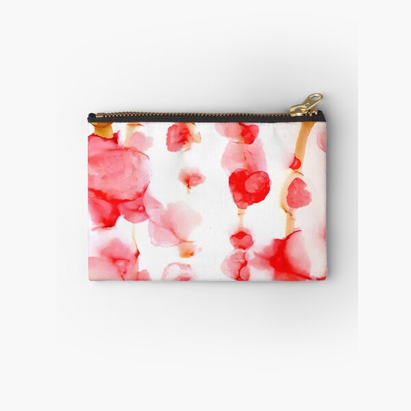 Item preview, Fluid ink Abstract art Hollyhocks designed and sold by lornshep.