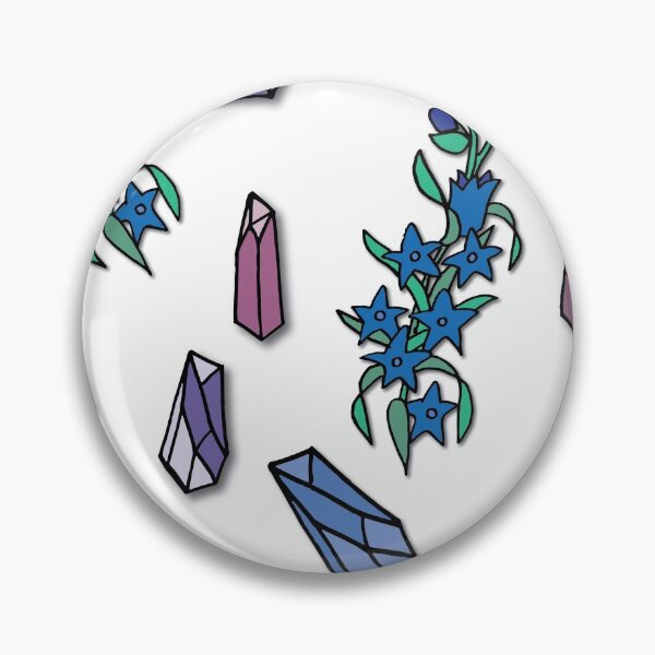 Item preview, Crystals and wallflowers designed and sold by Jennystorch.
